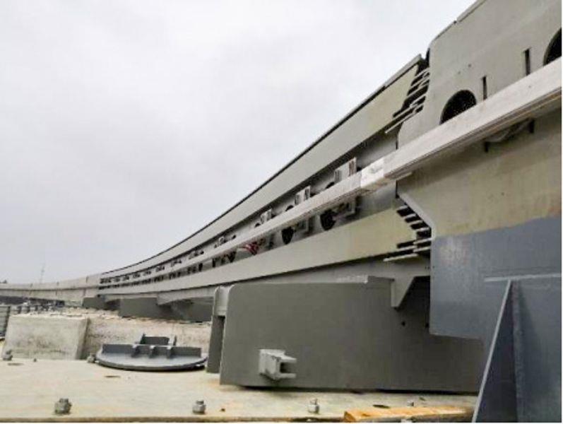 跨座式單軌鋼鋁復合接觸軌系統(tǒng)